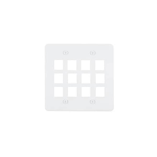 Allen Tel Versatap Faceplate, 12-Port, White AT30D-12-15 - main